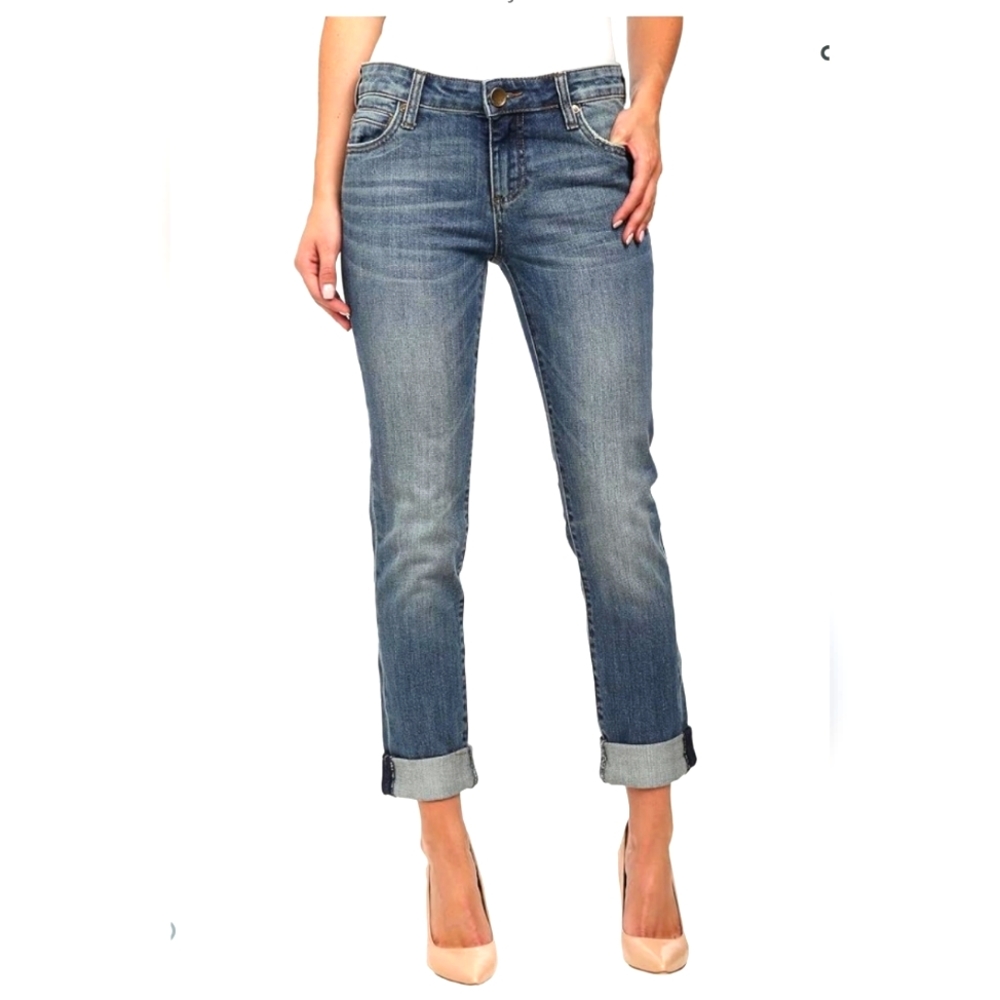 KUT FROM THE KLOTH CATHERINE BOYFRIEND JEANS SIZE 6